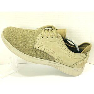 Abeo Walking Shoes Men 13 Textile Suede Khaki‎ Lace Up Sneakers Breathable Floyd